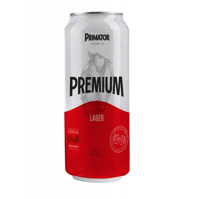 Primátor Premium Lager - 0,5l plech