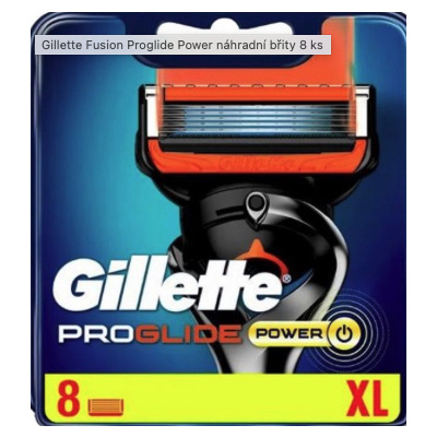 Gillette Fusion5 ProGlide Power 8 ks