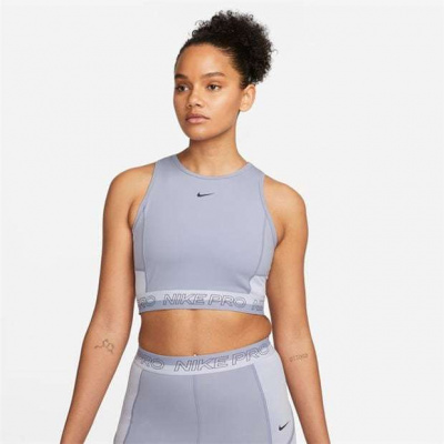 Nike Pro Dri-FIT Women s Cropped Training Tank Top Indigo Haze 10