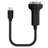 PremiumCord Konvertor USB 3.1 (typ C) na RS232/ 20cm/ černý KU31-232A