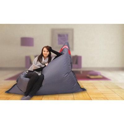 BeanBag Sedací vak 179x140 perfekt dark gray