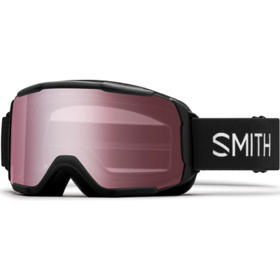 Smith Daredevil - Shiny Black/Ignitor Mirror Antifog
