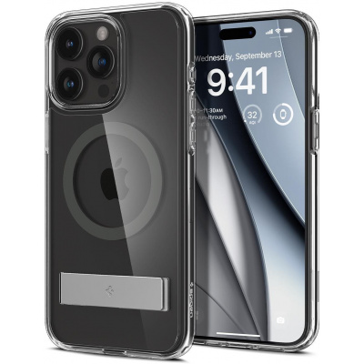 Kryt na mobil Spigen Ultra Hybrid S MagSafe Graphite iPhone 15 Pro (ACS06723)