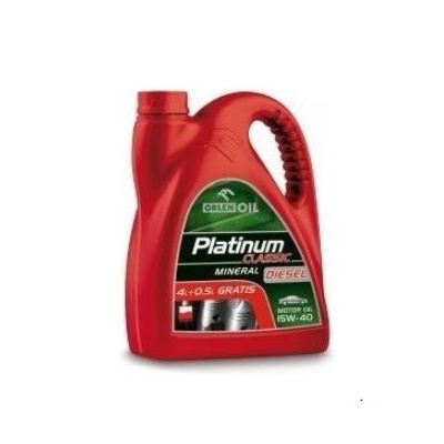 Motorový olej ORLEN Oil Platinum Classic Diesel Mineral 15W-40, 4,5L