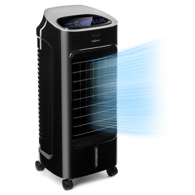 OneConcept Coolster, ochlazovač vzduchu, ventilátor, ionizátor, 60 W, 320 m³/h, 4l nádrž, černý (ACO3-Coolster BK)