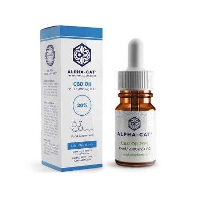 Alpha-CAT CBD Konopný olej 20%, 10 ml, 2000 mg