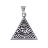 Vorlové Šperky, Stříbrný přívěsek horovo oko, PR732 (Pyramida s horovým okem)