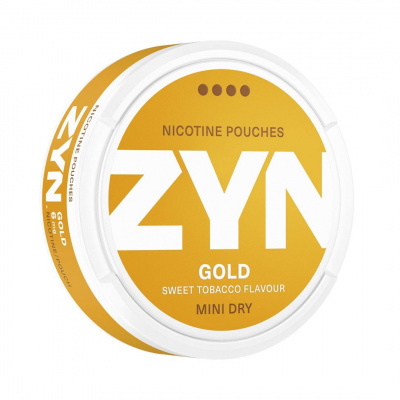 ZYN BLACK GOLD MINI - Nikotinové sáčky - Nordiction.cz Obsah nikotinu: 6 mg/sáček
