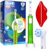 Hnědá Oral-B Oral-B Junior - Elektrický zubní kartáček - zelený