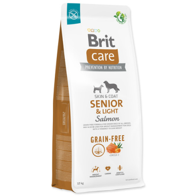 Brit Care Grain-free Senior & Light Salmon & Potato 12 kg 2 pytle (2x12 kg)