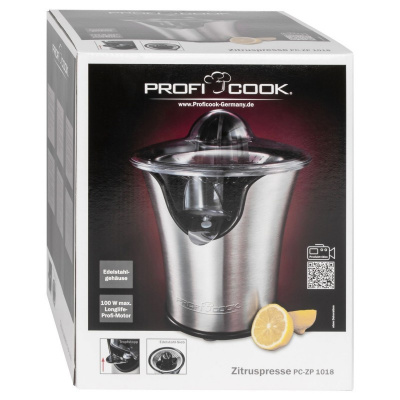 Proficook Lis na citrusy Profi Cook PC-ZP 1018, 501018, 100 W, nerez, černá