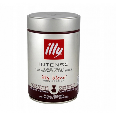 illy Espresso Dark Roast mletá káva 250 g