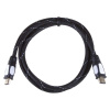 Kabel EMOS HDMI/HDMI 2.0, 1,5m, nylon, s ethernetem - černý