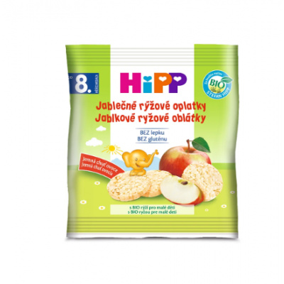HIPP Jablečné rýžové oplatky bio 30 g