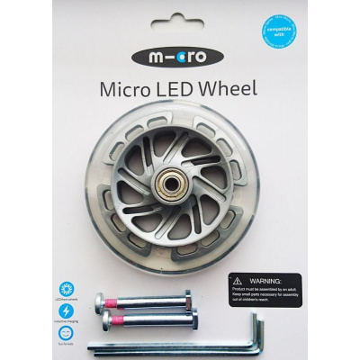 Micro svítící LED kolečka 120 mm - 2 ks pro Mini Micro
