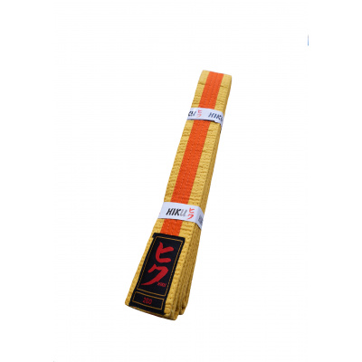 Judo pásek HIKU Tori žluto-oranžový 260cm