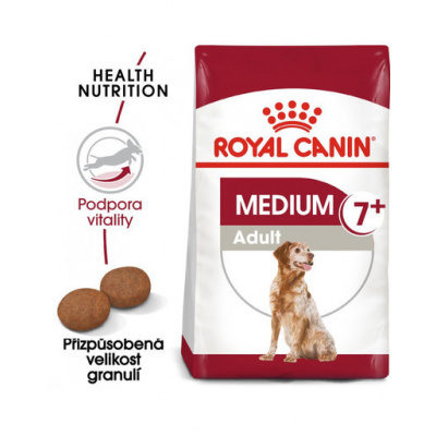 ROYAL CANIN Medium Adult 7+ granule pro stárnoucí psy středních plemen nad 7 let 2x15 kg