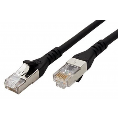 METZ CONNECT S/FTP patchkabel kat. 6a, LSOH, 90m, černý (130845I000-E) - 21.15.4257