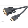 AKASA Kabel DVI-D na HDMI/ HDMI version 1.3/ zlacené konektory/ 2m AK-CBHD06-20BK