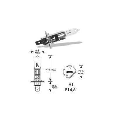 Osram Night Breaker Unlimited 64150NBU H1 P14,5s 12V 55W