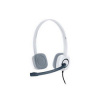 sluchátka Logitech Stereo Headset H150 Coconut (981-000350)