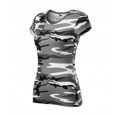 Dámské maskáčové tričko Camo Pure C22 MALFINI® camouflage gray 2XL + Prodloužená možnost vrácení zboží do 30 dnů