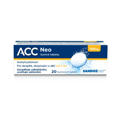ACC ® NEO 100 mg 20 šumivých tablet