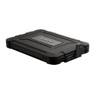 Box na disk ADATA ED600 černý Box na disk, pro 2,5" HDD/SSD, USB 3.1 Gen1, SATA III, IP54, voděodolný, černý AED600-U31-CBK