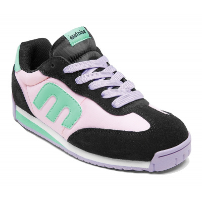 boty Etnies Lo-Cut CB - Black/Pink/Green 38