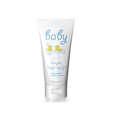 Baby 3v1 Šampon, koupel a mycí gel 200 ml