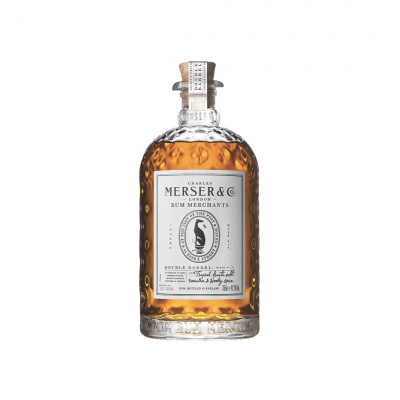 Merser Double Barrel rum 0,7L 43,1% (holá láhev)