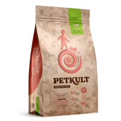 Petkult dog MEDIUM JUNIOR lamb/rice - 12kg