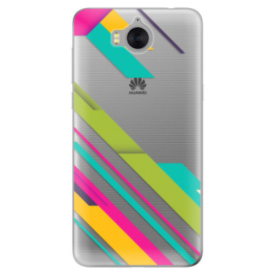 Odolné silikonové pouzdro iSaprio - Color Stripes 03 - Huawei Y5 2017 / Y6 2017