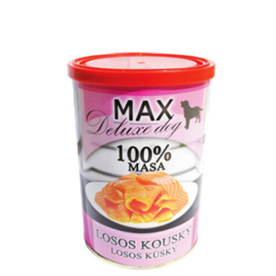 MAX deluxe Dog Losos kousky 400g