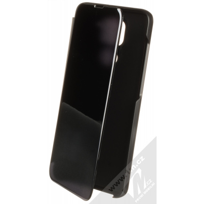 1Mcz Clear View flipové pouzdro pro Xiaomi Redmi Note 9 černá (black)