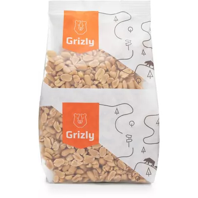 Grizly Arašídy loupané pražené nesolené 1000 g