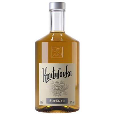 Žufánek Kontušovka 40% 0,5 l (holá láhev)