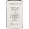 1 oz Heraeus | platinový investiční slitek 999.5