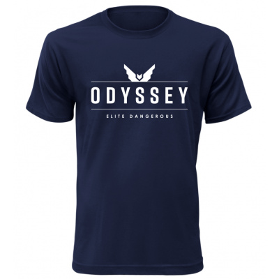Herní tričko Elite Dangerous Odyssey navy