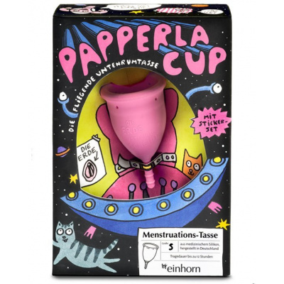 Einhorn Menstruační kalíšek Papperlacup - S Varianta: S