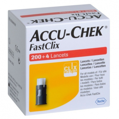Accu-Chek Fastclix lancets 204 ks