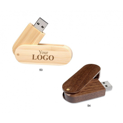 Dřevěný USB Flash disk Sebas 32 GB, světlé dřevo B09.3918.53