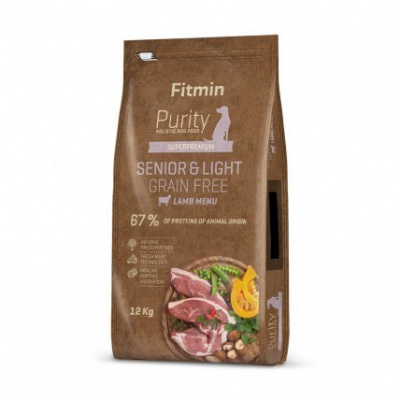 Fitmin Dog Purity Grain Free Adult Senior & Light Lamb 12 kg