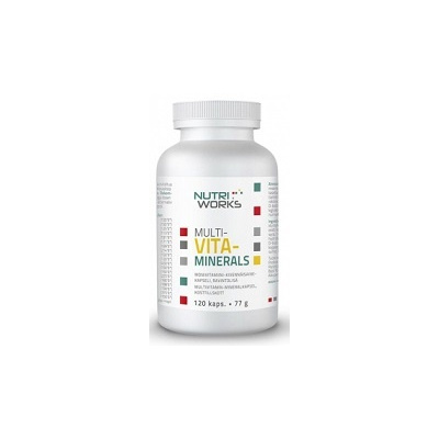 NutriWorks MULTI-VITA-MINERALS 120 kapslí (77g)