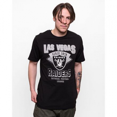 NEW ERA LAS VEGAS RAIDERS NFL FOIL T-SHIRT 60284664 BLACK