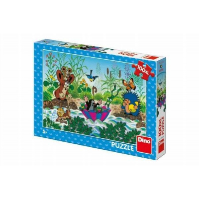 Dino Puzzle Krtek Krtečkova plavba 47x33cm 100 dílků XL