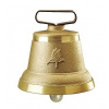 Výstavní pastevní zvonec litý z mosazi 90mm