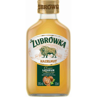 ZUBROWKA HAZELNUT Vodka 28 % 0,1 l - polská vodka