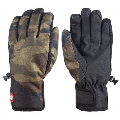 686 zimní rukavice Ruckus pipe glove fatigue camo print Velikost: XL + doručení do 24 hod.