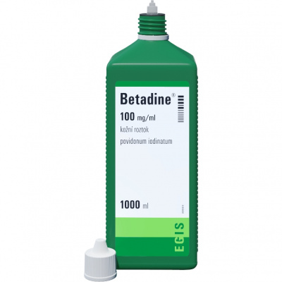 Betadine 100 mg/ml drm.sol.1000 ml
